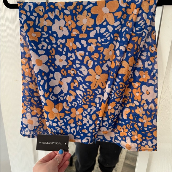 Wednesday’s Girl Floral Midi Skirt - Picture 8 of 9